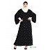 Front open Dubai abaya- Black Front open Dubai abaya- Black