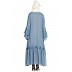 Party wear abaya- Petrol Blue Party wear abaya- Petrol Blue