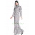 Designer embellished party wear Gown- Silver Grey Designer embellished party wear Gown- Silver Grey