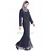 Designer embellished party wear Gown- Navy Blue Designer embellished party wear Gown- Navy Blue