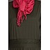 Pleated travel maxi dress - Olive Green abaya Pleated travel maxi dress - Olive Green abaya