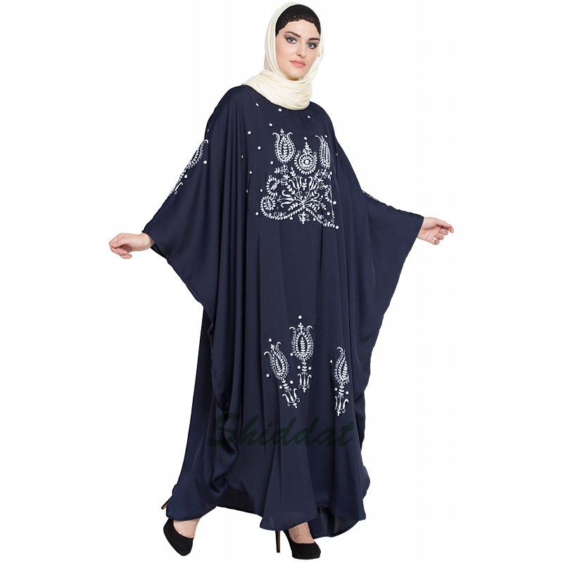 Kaftan abaya online- Buy Embroidered Designer kaftan abaya at www.shidd...