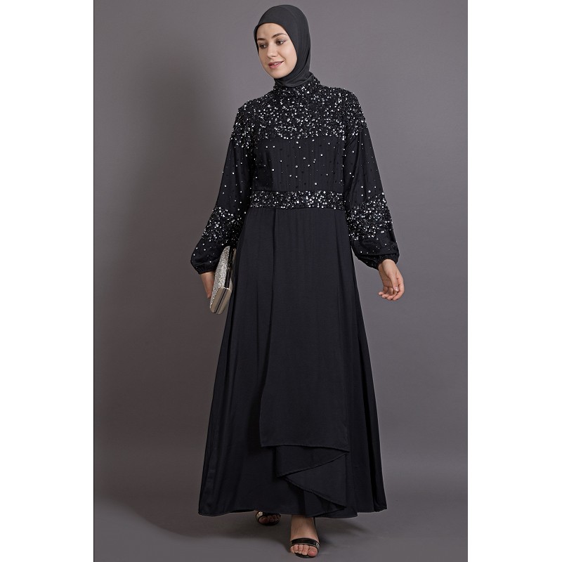 Abaya online in India- Embellished Burqown at shiddat