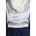 Designer Bohemian abaya- Navy Blue-Silver Designer Bohemian abaya- Navy Blue-Silver