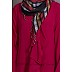 Casual  abaya- Wine colored with front frill      Casual  abaya- Wine colored with front frill