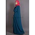 Asymmetrical abaya with Yoke design and panels Asymmetrical abaya with Yoke design and panels