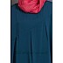 Asymmetrical abaya with Yoke design and panels Asymmetrical abaya with Yoke design and panels