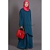 Asymmetrical abaya with Yoke design and panels Asymmetrical abaya with Yoke design and panels
