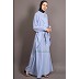 Western-Desi Abaya - Yoke design with panels Western-Desi Abaya - Yoke design with panels