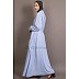 Western-Desi Abaya - Yoke design with panels Western-Desi Abaya - Yoke design with panels