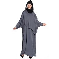 Kaftan style abaya- Grey Kaftan style abaya- Grey
