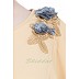 Frilled party wear abaya- Beige  Frilled party wear abaya- Beige