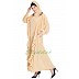 Frilled party wear abaya- Beige  Frilled party wear abaya- Beige