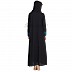 Naqab- Black colored Side open Double Layered Abaya