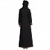 Black Colored Turkish Design Abaya -Fabric Georgette Black Colored Turkish Design Abaya -Fabric Georgette