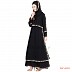 Naqab- elegant black colored frock style Naqab- elegant black colored frock style