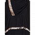 Naqab- elegant black colored frock style Naqab- elegant black colored frock style
