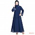 Abaya- blue colored turkish design