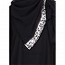 Kaftan- classic black colored in georgette fabric  Kaftan- classic black colored in georgette fabric