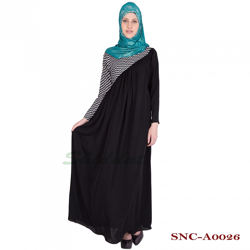 Party wear abaya online- Buy flared designer nidha Burqa | Naqab | Burkha