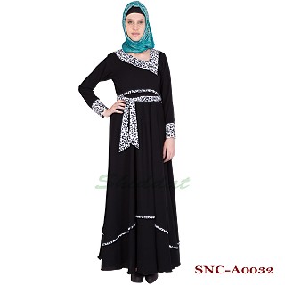 Umbrella abaya - Dori style anarkali burqa