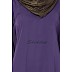 Simple Nida Abaya- Purple Colored Simple Nida Abaya- Purple Colored