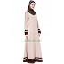 Casual  Abaya- Beige Casual  Abaya- Beige