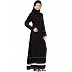 Causal Black Abaya - Kashiboo Fabric Causal Black Abaya - Kashiboo Fabric