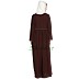 Simple A-line abaya- Coffee Brown color Simple A-line abaya- Coffee Brown color