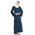 A-line abaya- Navy Blue A-line abaya- Navy Blue