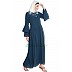 Embroidered abaya - Navy Blue Embroidered abaya - Navy Blue