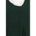 Layered abaya- Solid Bottle Green Layered abaya- Solid Bottle Green