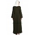 A-line abaya- Olive Green