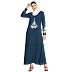 Designer Embroidered Abaya- Navy-Blue color Designer Embroidered Abaya- Navy-Blue color
