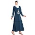 Designer Embroidered Abaya- Navy-Blue color Designer Embroidered Abaya- Navy-Blue color