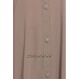 Front-open abaya- Beige color