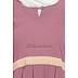 Casual pleated abaya- Pink color Casual pleated abaya- Pink color