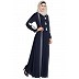 Kimono style abaya- Navy Blue