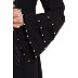 Bridal abaya with patchwork- Black Bridal abaya with patchwork- Black