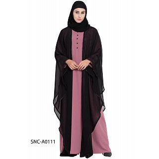 Kaftan Abaya with a attached layer