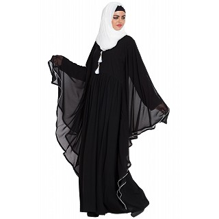 Kaftan style Abaya- Black