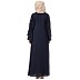 A-line embroidery abaya- Navy Blue A-line embroidery abaya- Navy Blue
