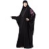 Casual embroidered Kaftan abaya- Black Casual embroidered Kaftan abaya- Black