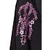 Casual embroidered Kaftan abaya- Black Casual embroidered Kaftan abaya- Black