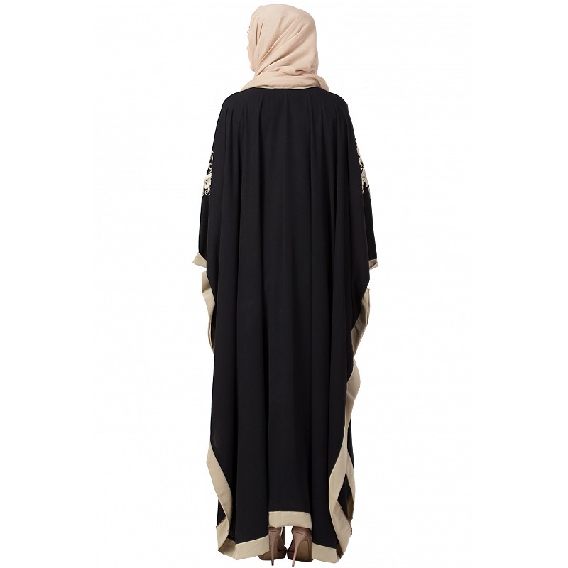 Embroidery Kaftan abaya online at shiddat