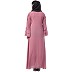 A-line embroidery abaya- Puce Pink A-line embroidery abaya- Puce Pink