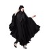Irani Kaftan with Ruffled border- Black Irani Kaftan with Ruffled border- Black