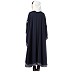 Kaftan abaya with Grey Embroidery work- Navy Blue Kaftan abaya with Grey Embroidery work- Navy Blue