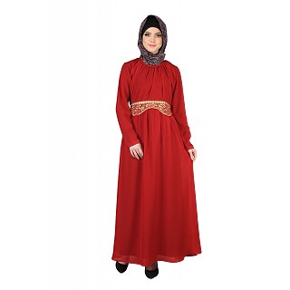 Exclusive Golden Rose Abaya