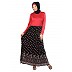 Stylist Wrinkled Skirt Pink Abaya  Stylist Wrinkled Skirt Pink Abaya